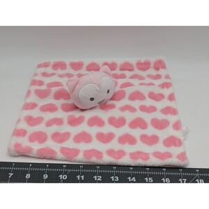 Gentle Steps Owl Pink Heart Lovey Plush Security Blanket Stuffed Animal Toy
